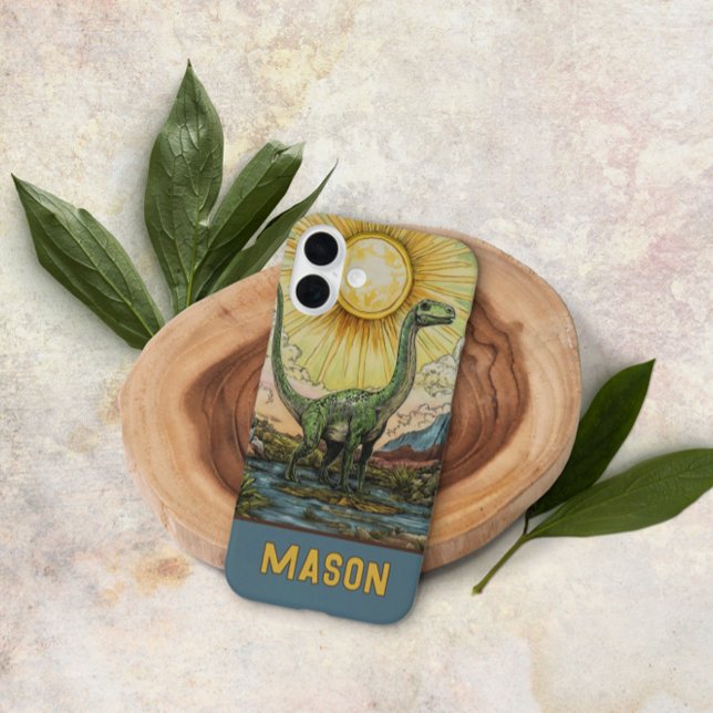 Enormous Green Dinosaurier Illustration Case-Mate iPhone Hülle (Von Creator hochgeladen)