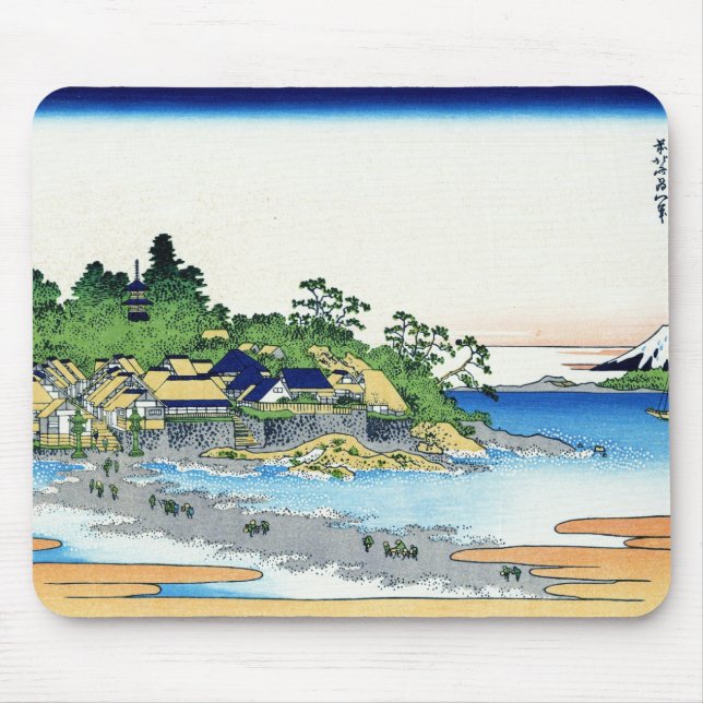 Enoshima in der Provinz Sagami Katsushika Hokusai Mousepad (Vorne)