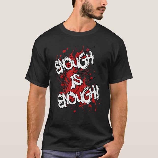 Enough is Enough Cost of Living Crisis Protest Pov T-Shirt (Vorderseite)