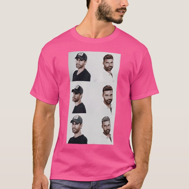 Enrique Iglesias Ricky Martin T-Shirt (Vorderseite)