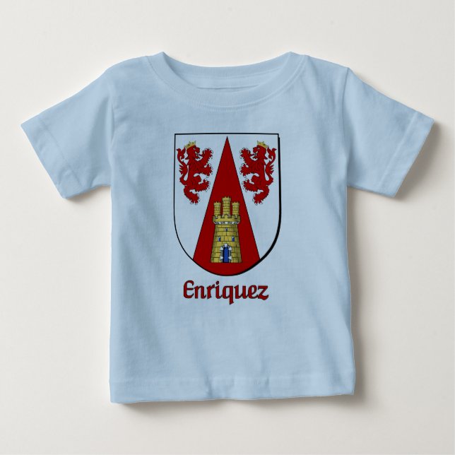 Enriquez Family Shield Säugling Bio Strampler (Vorderseite)