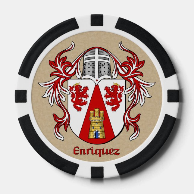Enriquez Heraldic Arms Pokerchips (Vorderseite)
