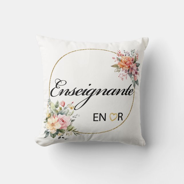 Enseiante Floral Kissen (Vorderseite)