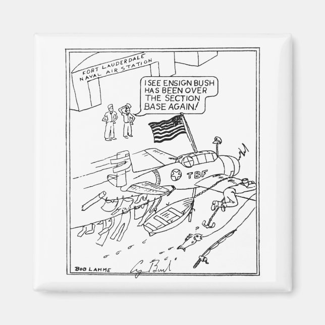 Ensign Bush Magnet (Vorne)