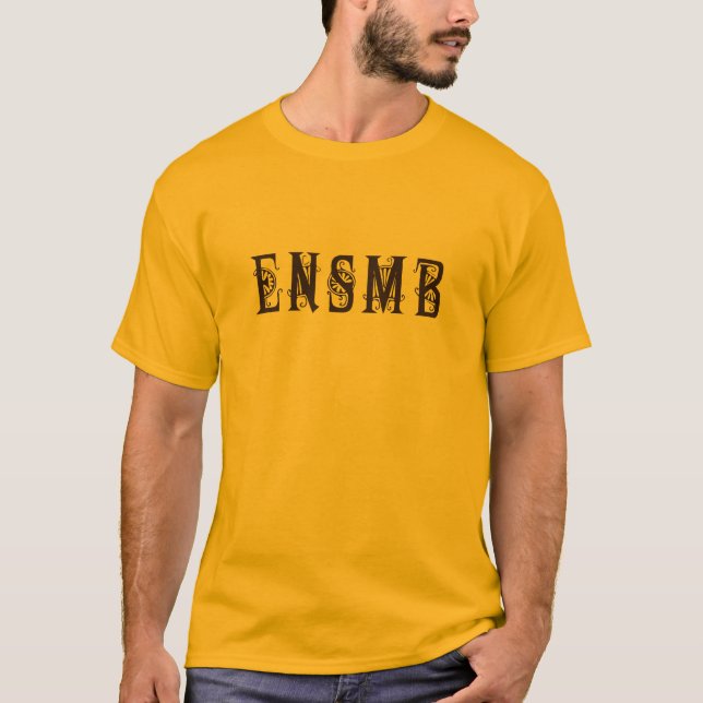 ENSMB Akronym-Lichtt-shirt T-Shirt (Vorderseite)