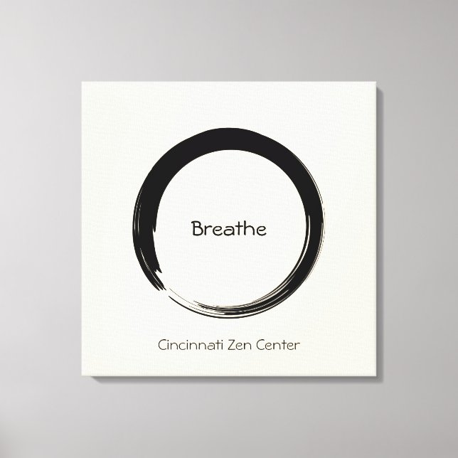 Enso Circle Leinwanddruck (Vorderseite)