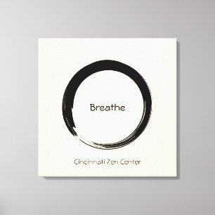 Enso Kreis Leinwanddruck