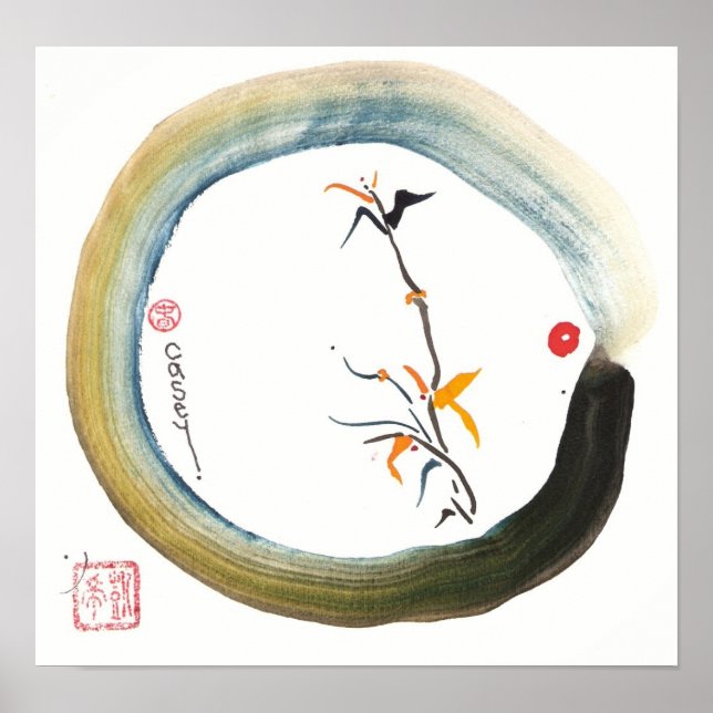 Enso Spring Art Print Poster (Vorne)