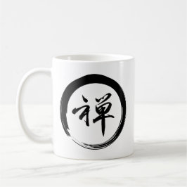 Enso-Symbol mit Zen-Symbol Tasse