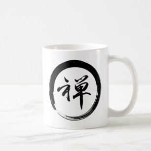 Enso-Symbol mit Zen-Symbol Tasse