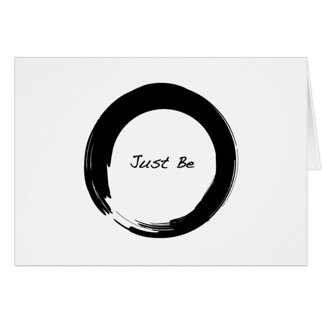 Enso with Just Be (Vorderseite (Horizontal))