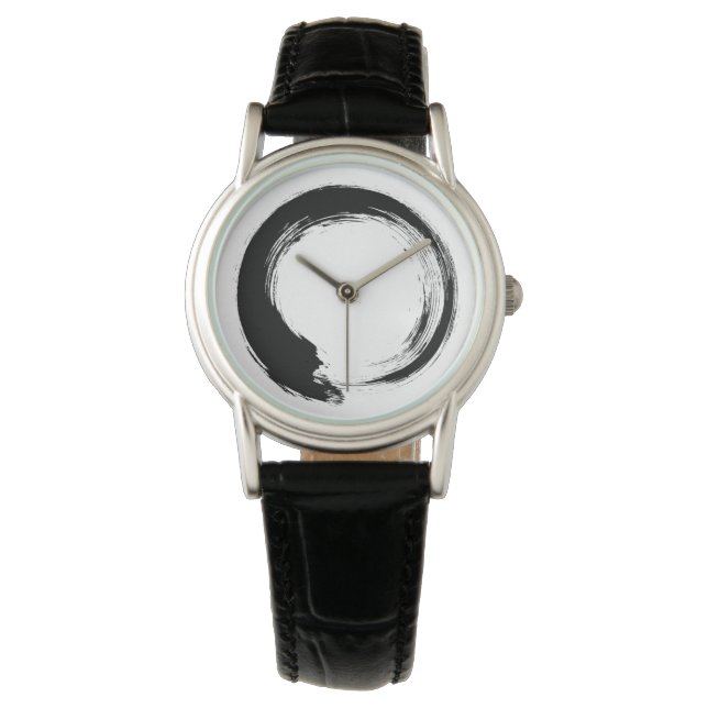 Enso Zen Circle Armbanduhr (Vorderseite)