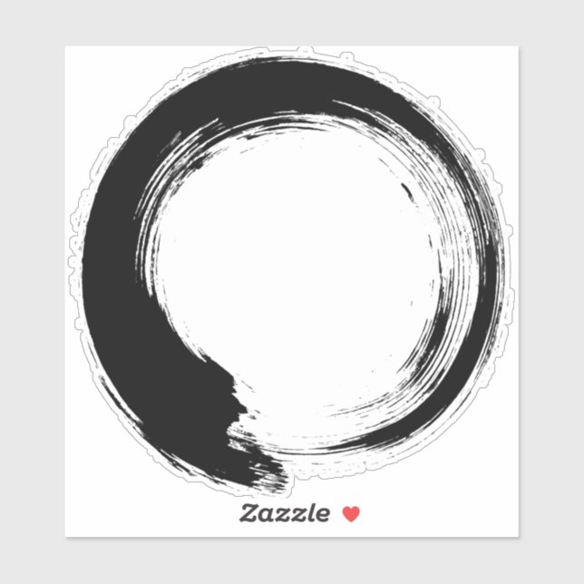 Enso Zen Circle Aufkleber (Blatt)