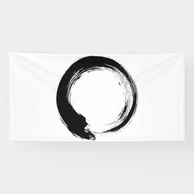 Enso Zen Circle Banner (Horizontal)
