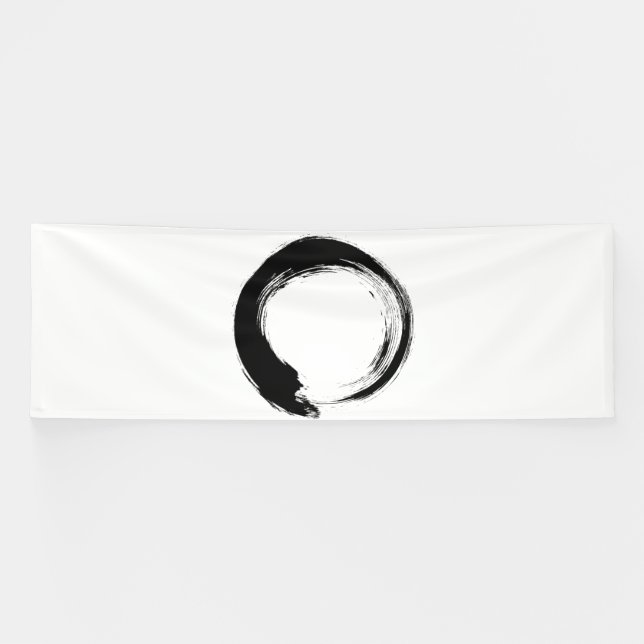 Enso Zen Circle Banner (Horizontal)