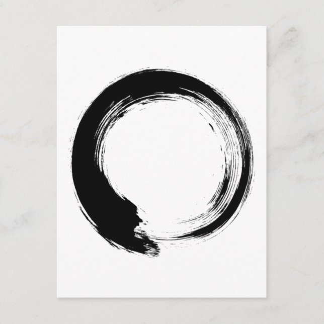 Enso Zen Circle Hinweiskarte (Vorderseite)