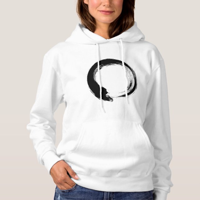 Enso Zen Circle Hoodie (Vorderseite)