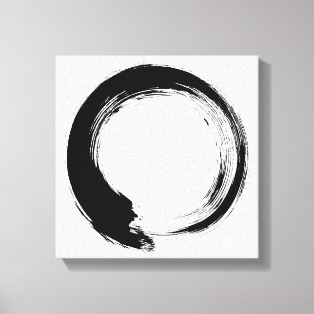 Enso Zen Circle Leinwanddruck (Vorderseite)