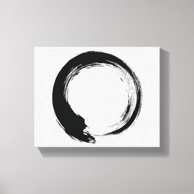 Enso Zen Circle Leinwanddruck (Vorderseite)