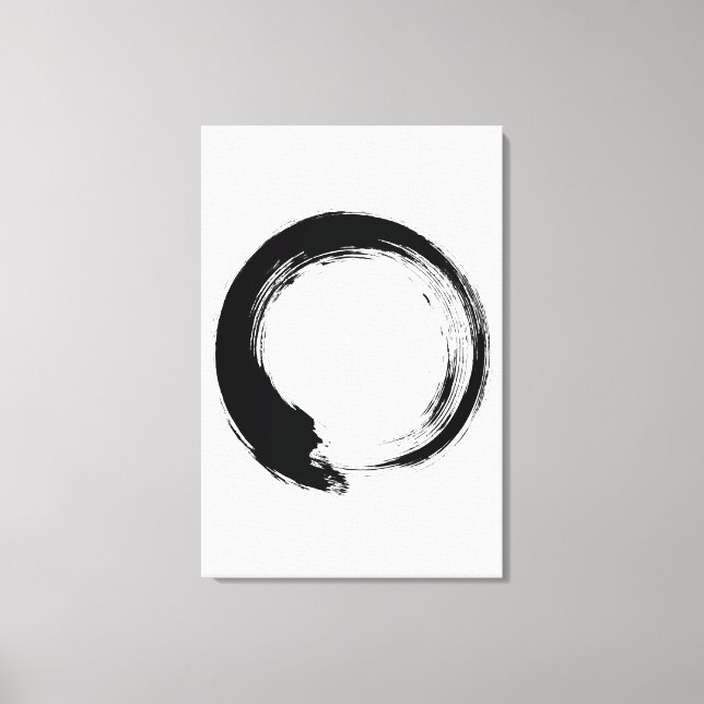 Enso Zen Circle Leinwanddruck (Vorderseite)