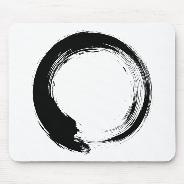 Enso Zen Circle Mousepad (Vorne)