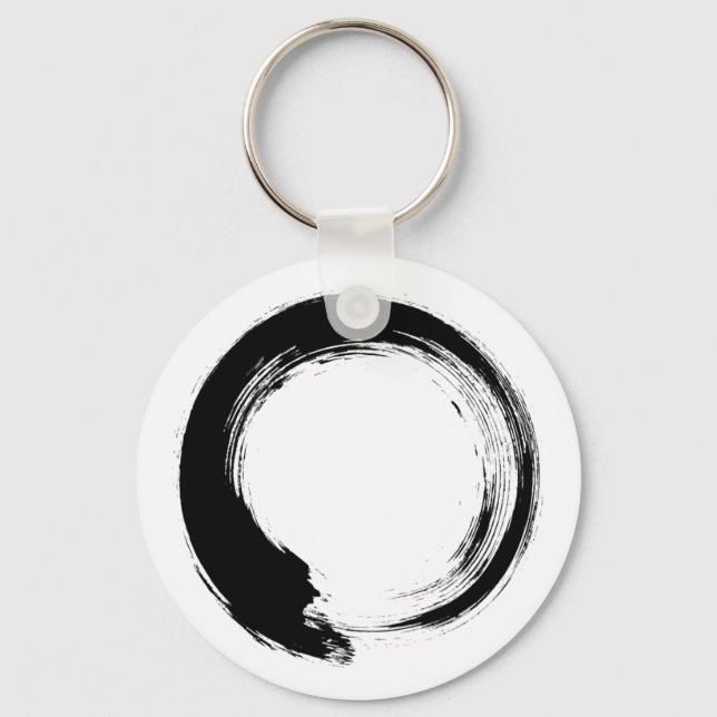 Enso Zen Circle Schlüsselanhänger (Vorderseite)