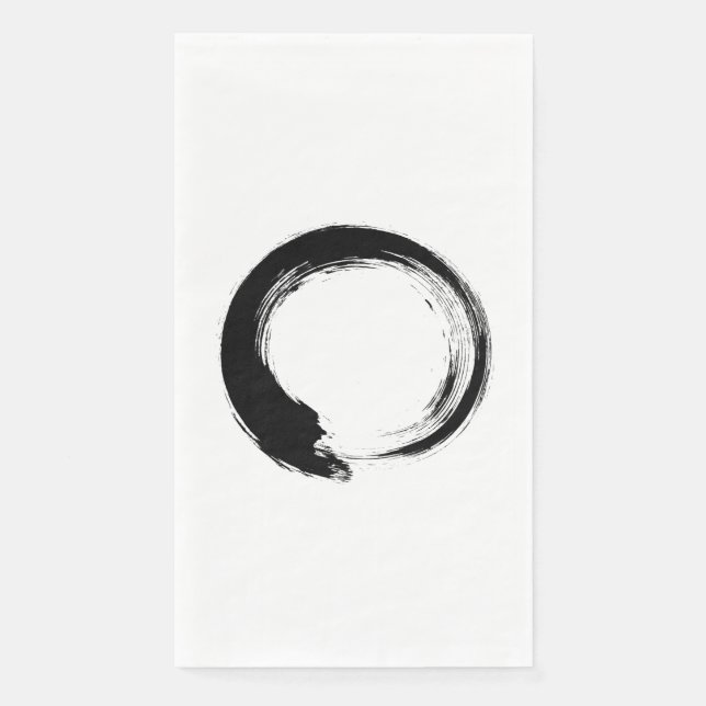 Enso Zen Circle Serviette (Vorderseite)