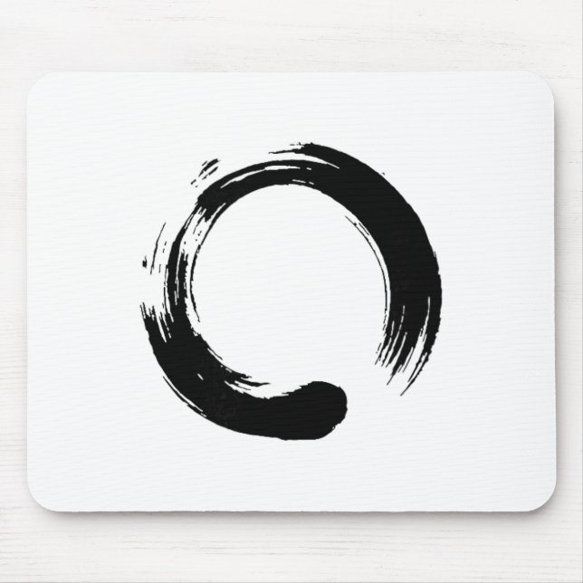 Enso, Zen, Circle, Symbol, Buddhism, Buddha, Medit Mousepad (Vorne)