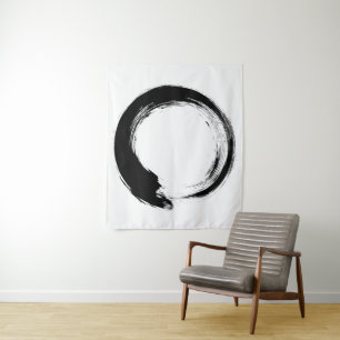 Enso Zen Circle Wandteppich