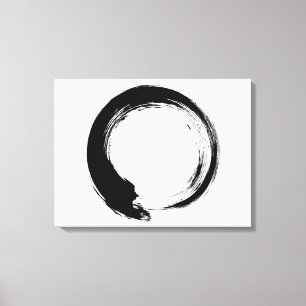 Enso Zen-Kreis Leinwanddruck