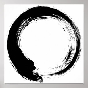 Enso Zen-Kreis Poster