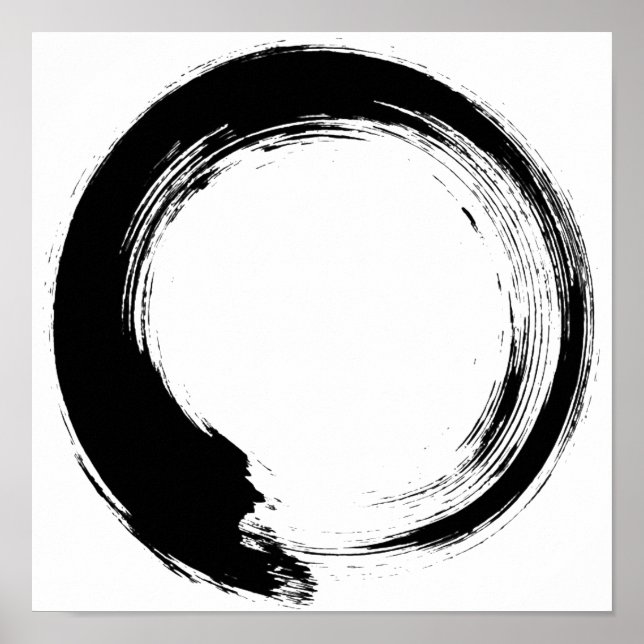 Enso Zen-Kreis Poster (Vorne)