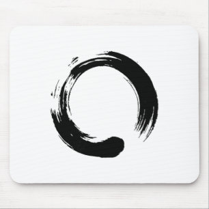 Enso, Zen, Kreis, Symbol, Buddhismus, Buddha, Medi Mousepad