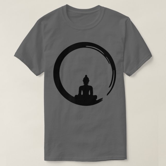 Enso, Zen, Kreis, Symbol Buddhismus Buddha Meditat T-Shirt (Design vorne)