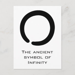 Enso Zen Symbol Postkarte