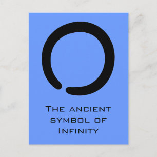 Enso Zen Symbol Postkarte