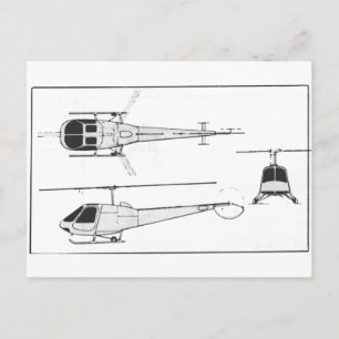 Enstrom-F28 Postkarte