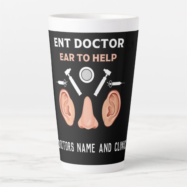 ENT Otolaryngology Otorhinolaryngologin Milchtasse (Vorderseite)