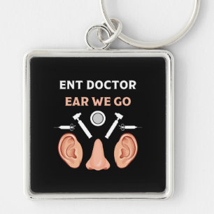 ENT Otolaryngology Otorhinolaryngologin Schlüsselanhänger