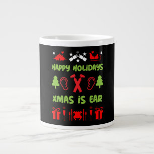 ENT Otolaryngology Otorhinolaryngologin Xmas Jumbo-Tasse