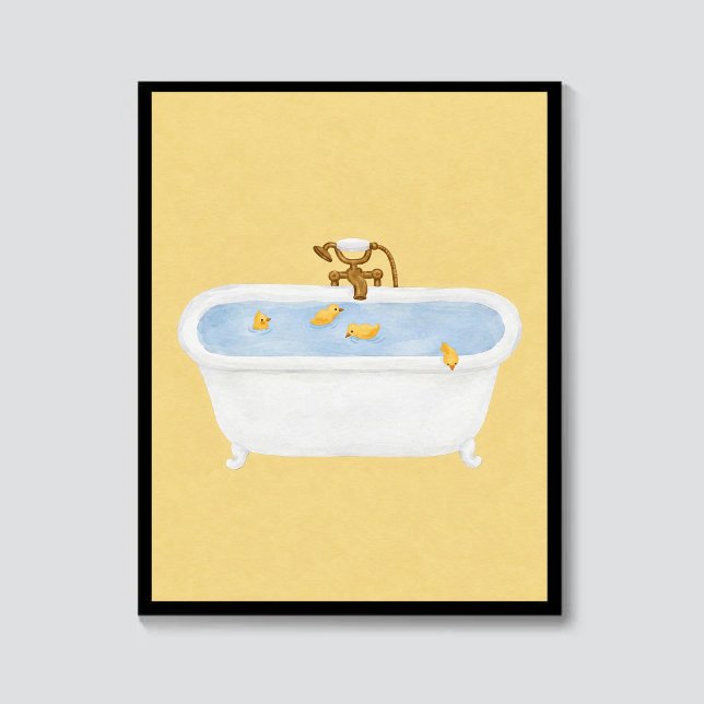 Entchen in der Wanne  Poster (Von Creator hochgeladen)