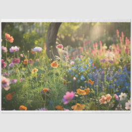 Entcoupage der Blume Seidenpapier