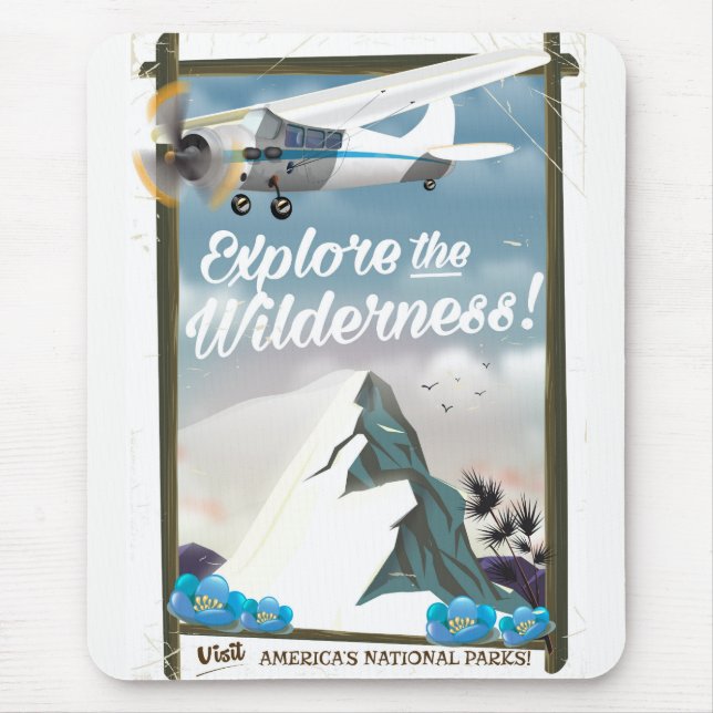Entdecke die Wildnis! Gebirge Mousepad (Vorne)