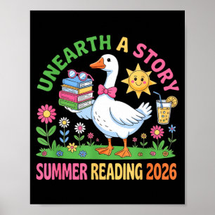 Entdecke eine Geschichte Sommer 2026 alberne Gans Poster