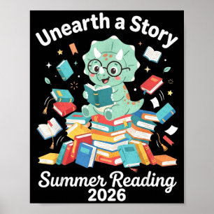 Entdecke eine Geschichte Sommerlektüre 2026 Biblio Poster