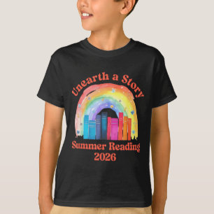 Entdecke eine Geschichte Sommerlektüre 2026 Biblio T-Shirt
