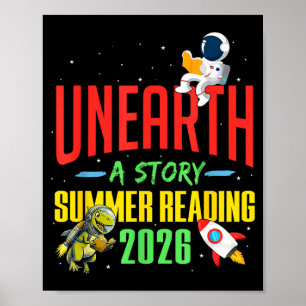 Entdecke eine Geschichte Sommerleseprogramm 2026 Poster