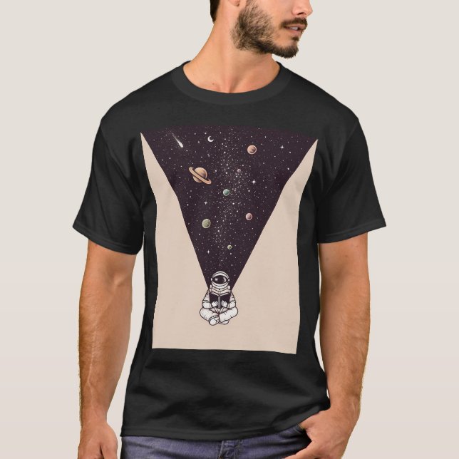 Entdecke neue Welten T-Shirt (Vorderseite)