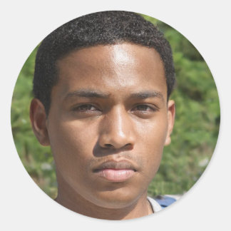 Entdecken, entdecken, leben runder aufkleber