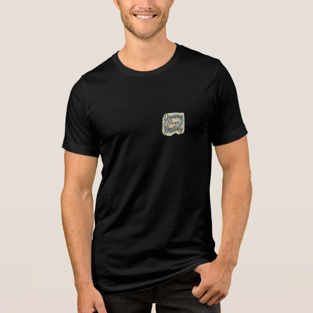 ''entdecken in Tri-Blend shirt (Vorderseite)